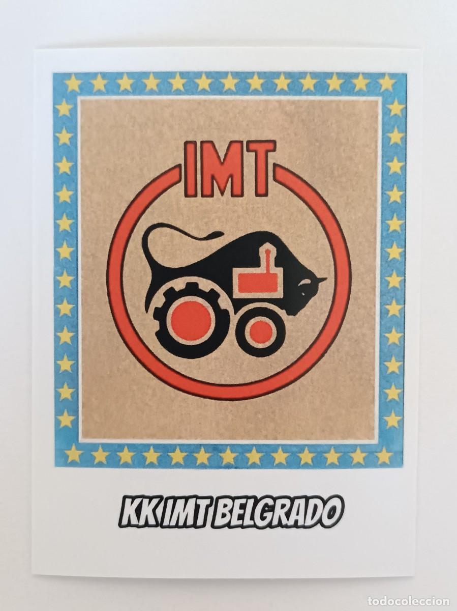 Coleccionismo deportivo: ESCUDO (K.K. IMT BELGRADO) RECOPA DE EUROPA 87/88 BALONCESTO
