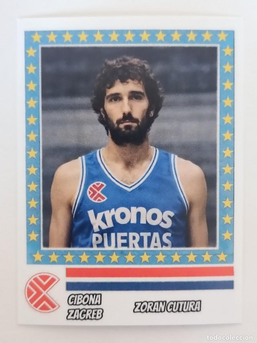 Collectionnisme sportif: ZORAN CUTURA (CIBONA ZAGREB) COPA KORAC 87/88 BALONCESTO