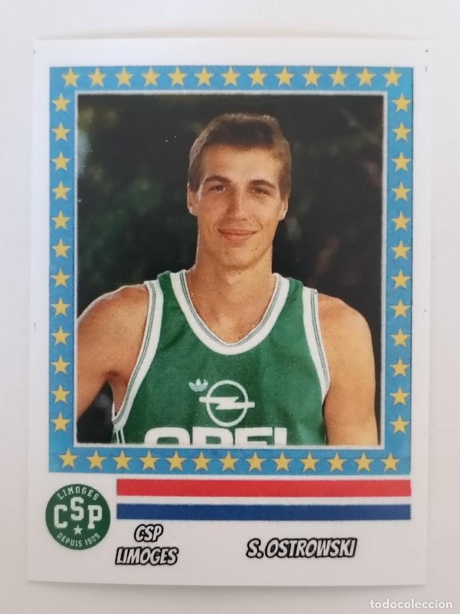 Sports collectibles: S. OSTROWSKI (C.S.P. LIMOGES) RECOPA DE EUROPA 87/88 BALONCESTO