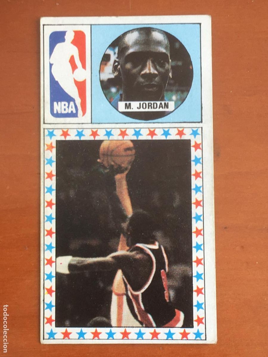 Coleccionismo deportivo: michael jordan bulls NBA baloncesto 1986 1987 merchante cromo n&ordm; 163 nunca pegado muy buen estado