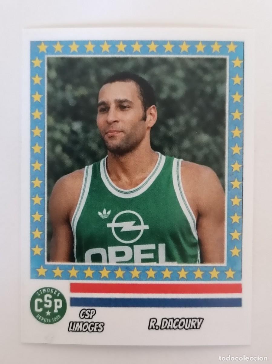 Coleccionismo deportivo: R. DACOURY (C.S.P. LIMOGES) RECOPA DE EUROPA 87/88 BALONCESTO