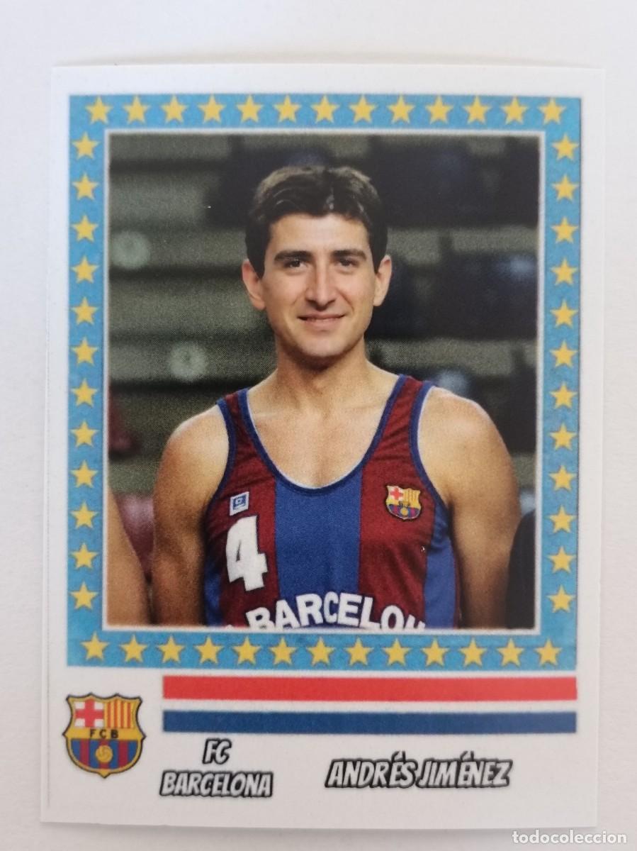 Coleccionismo deportivo: ANDRES JIMENEZ (F.C. BARCELONA) COPA DE EUROPA 87/88 BALONCESTO