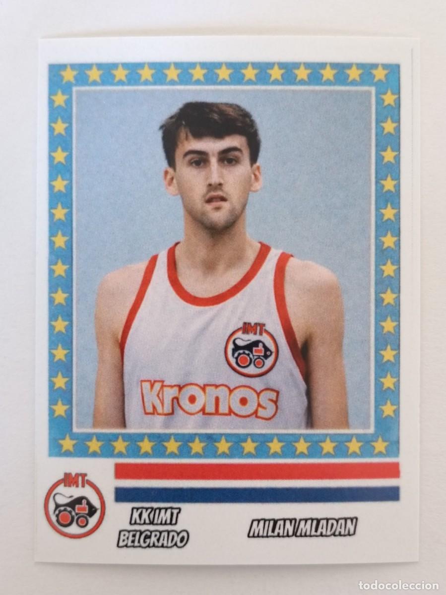 Coleccionismo deportivo: MILAN MLADAN (K.K. IMT BELGRADO) RECOPA DE EUROPA 87/88 BALONCESTO