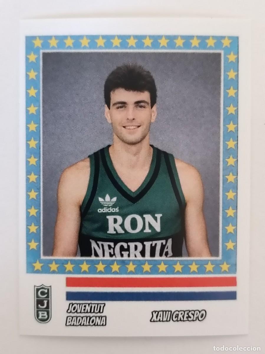 Coleccionismo deportivo: XAVI CRESPO (JOVENTUT BADALONA) RECOPA DE EUROPA 87/88 BALONCESTO