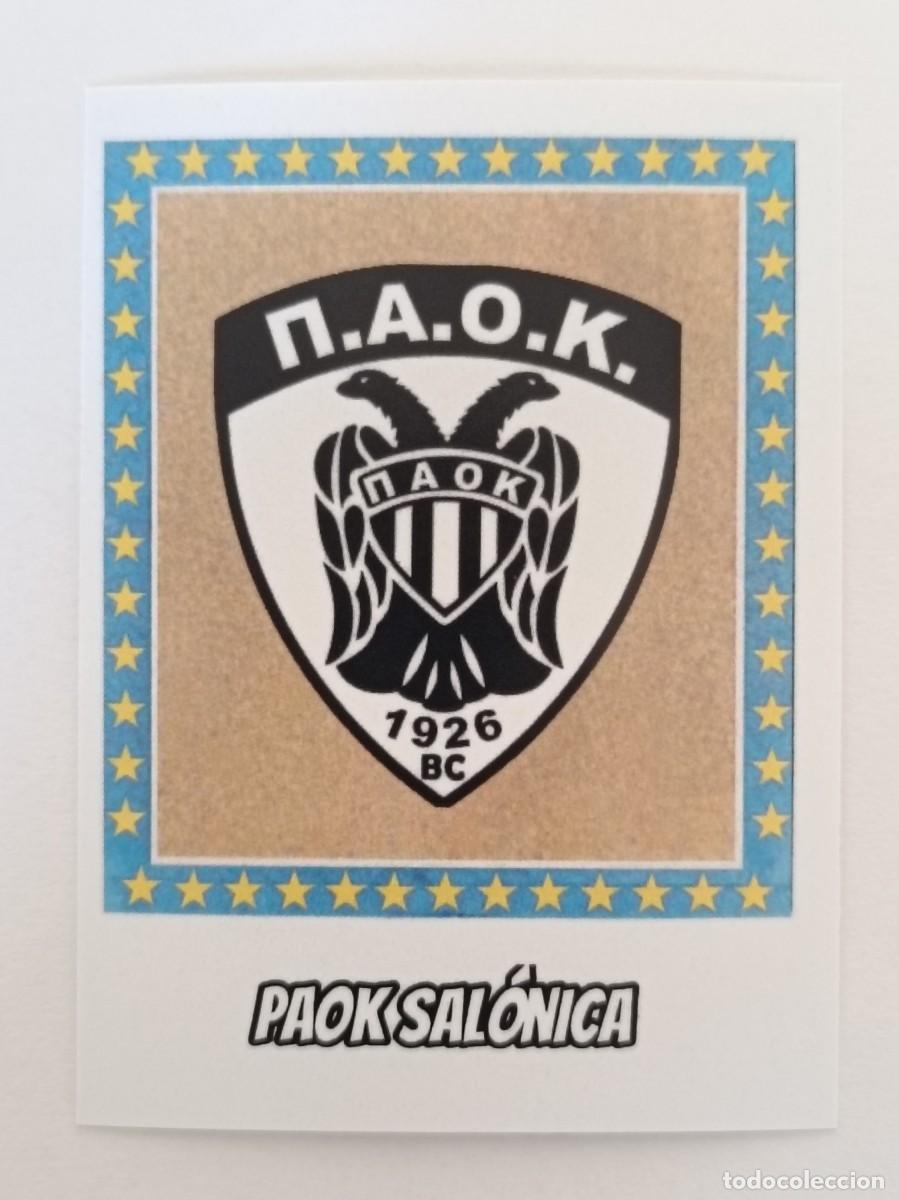 Coleccionismo deportivo: ESCUDO (PAOK SALONICA) COPA KORAC 87/88 BALONCESTO
