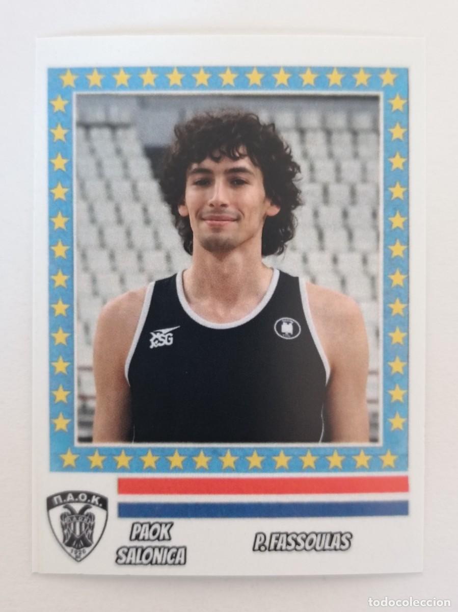 Coleccionismo deportivo: P. FASSOULAS (PAOK SALONICA) COPA KORAC 87/88 BALONCESTO