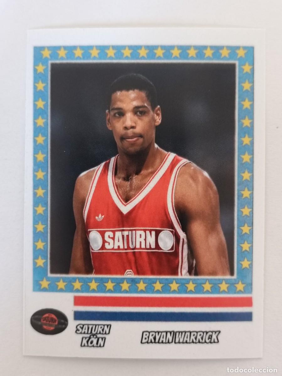 Coleccionismo deportivo: BRYAN WARRICK (SATURN KOLN) COPA DE EUROPA 87/88 BALONCESTO