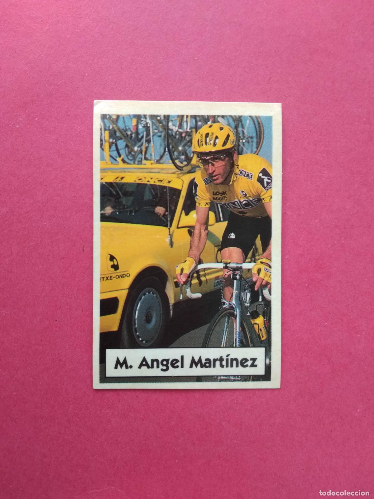 Coleccionismo deportivo: CICLISMO LA VUELTA CICLISTA DE BIMBO 1994 CROMO NUNCA PEGADO N&ordm; 5 M ANGEL MARTINEZ ONCE