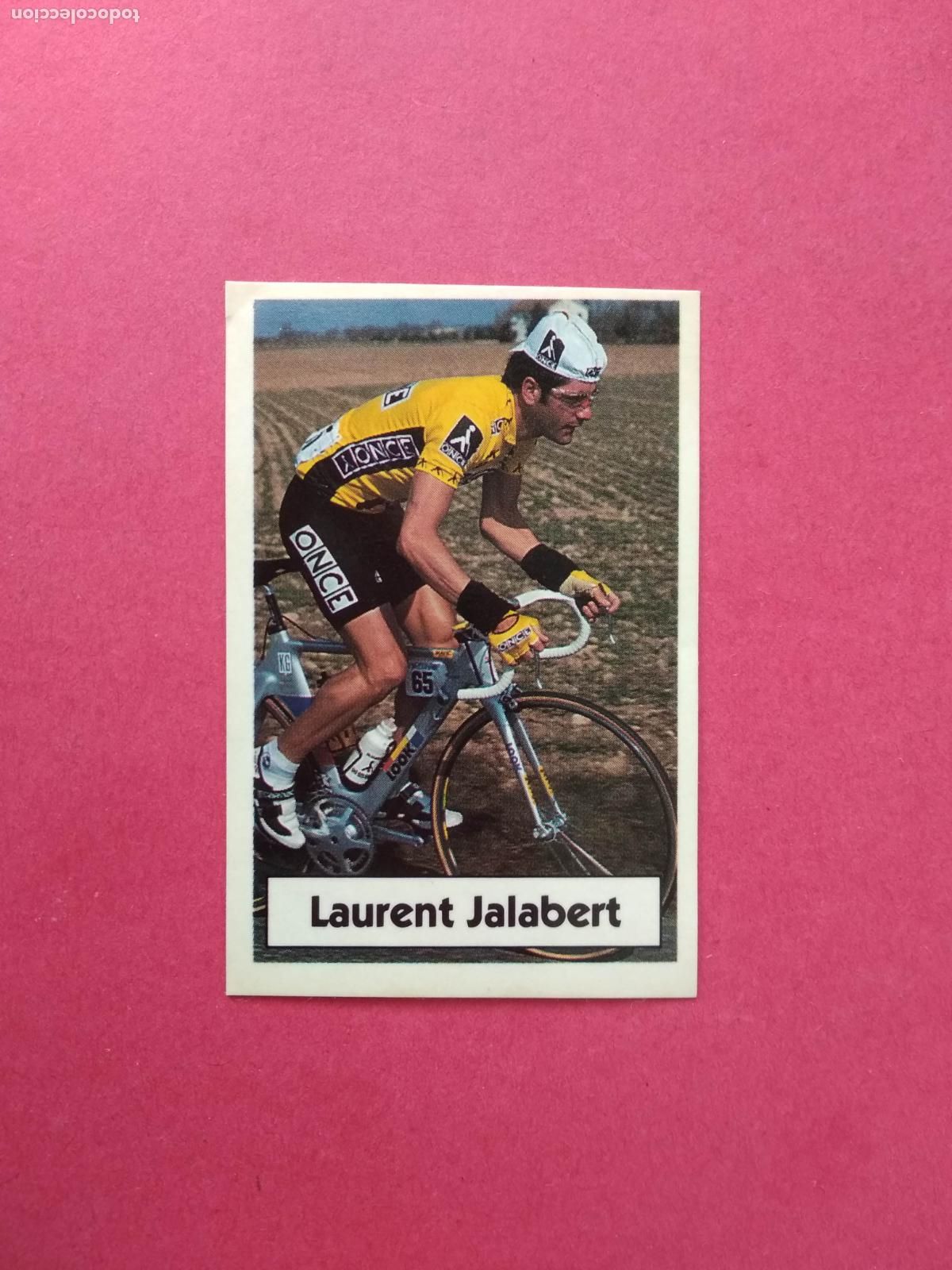 Coleccionismo deportivo: CICLISMO LA VUELTA CICLISTA DE BIMBO 1994 CROMO NUNCA PEGADO N&ordm; 3 LAURENT JALABERT ONCE