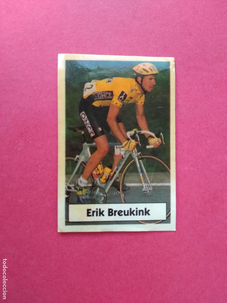 Coleccionismo deportivo: CICLISMO LA VUELTA CICLISTA DE BIMBO 1994 CROMO NUNCA PEGADO N&ordm; 2 ERIK BREUKINK ONCE