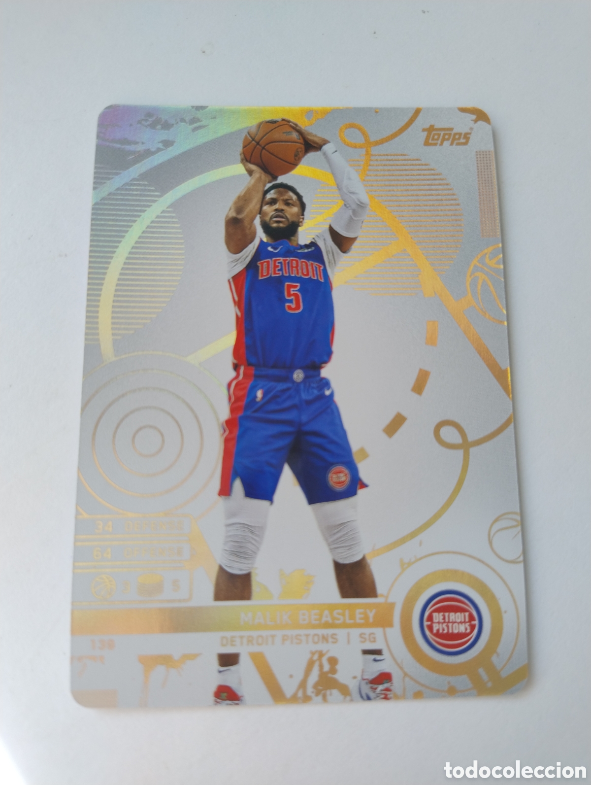 Coleccionismo deportivo: 139 - Malik Basley - Detroit Pistons - Topps Match Attax NBA 2025 - 2026