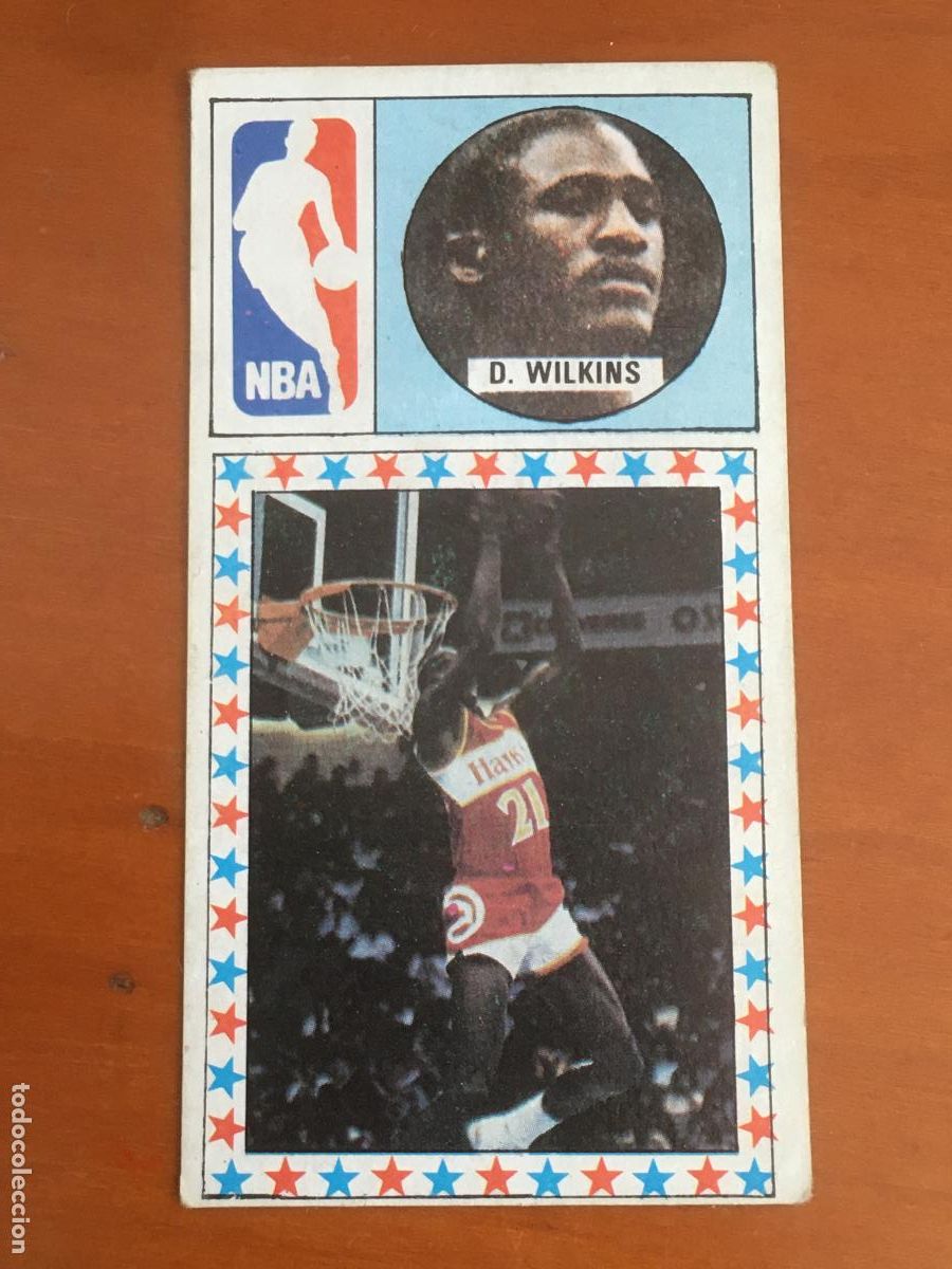Coleccionismo deportivo: dominique wilkins NBA cromo n&ordm; 170 baloncesto 1986 1987 merchante nunca pegado