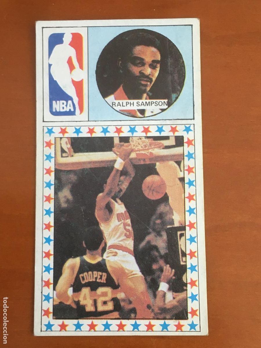 Coleccionismo deportivo: ralph sampson houston rockets NBA cromo n&ordm; 174 baloncesto 1986 1987 merchante nunca pegado