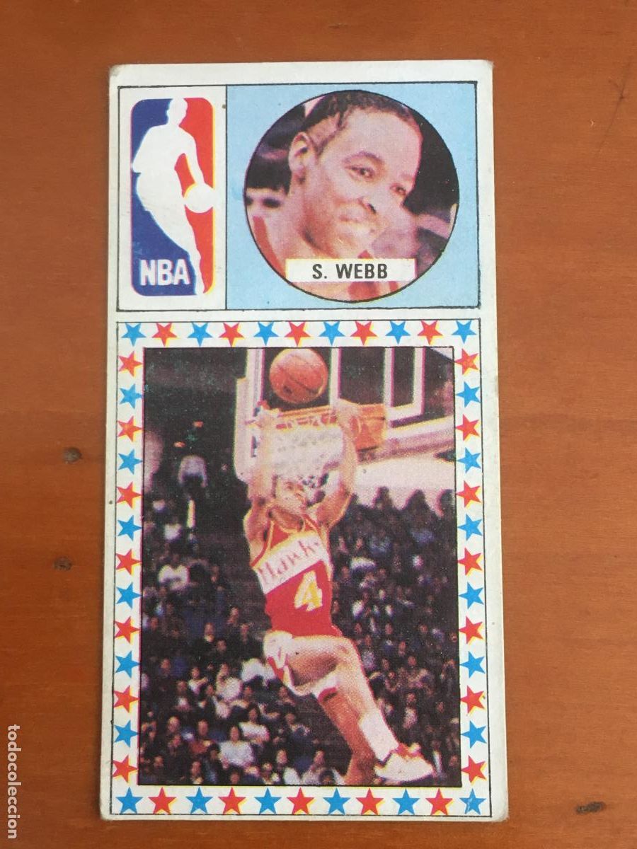 Coleccionismo deportivo: webb atlanta hawks NBA cromo n&ordm; 166 baloncesto 1986 1987 merchante nunca pegado