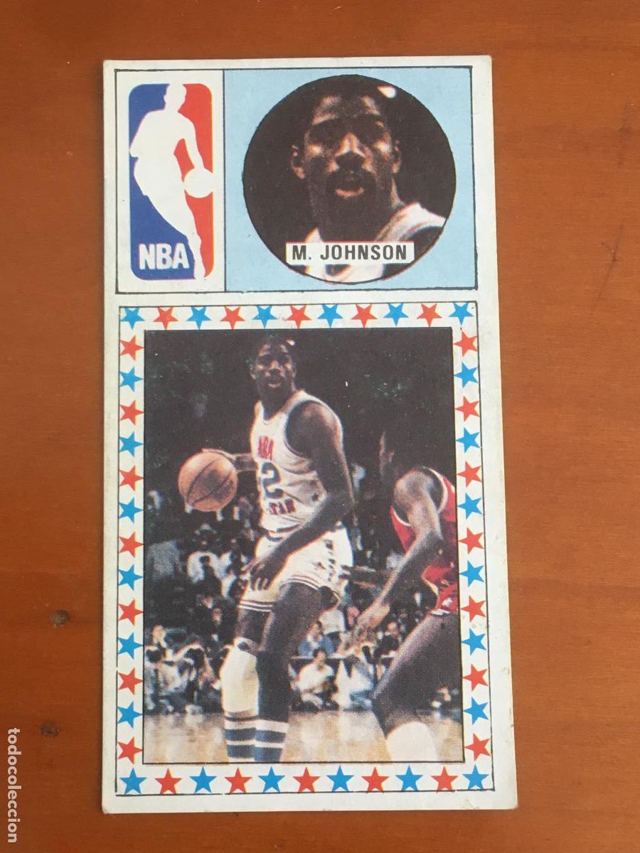 Coleccionismo deportivo: magic johnson los angeles lakers NBA cromo n&ordm; 161 baloncesto 1986 1987 merchante nunca pegado