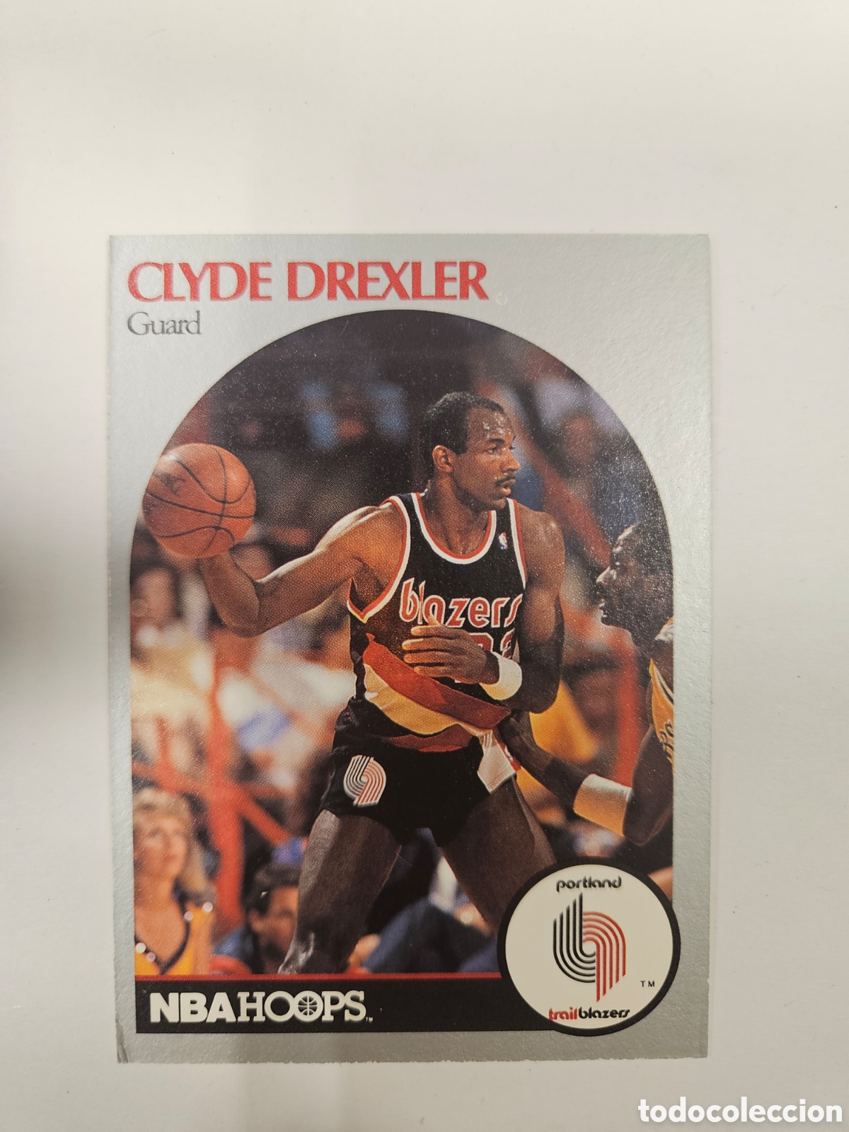 Coleccionismo deportivo: 245 NBA HOOPS 90-91 CLYDE DREXLER - PORTLAND TRAIL BLAZERS -- 1990 - 1991 TRADING CARD FICHAS