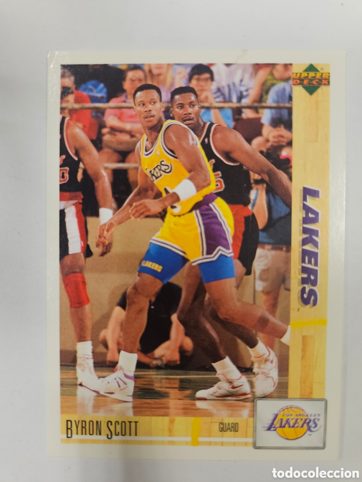 Coleccionismo deportivo: NBA UPPER DECK 91/92 CROMO FICHA N&ordm; 65 BYRON SCOTT - LAKERS