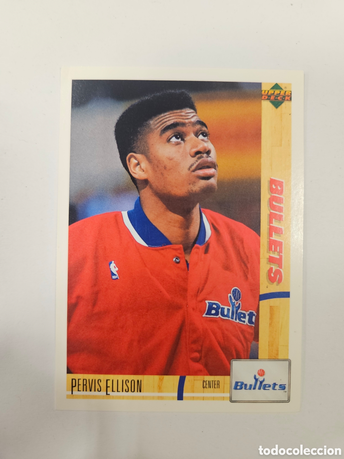 Coleccionismo deportivo: CROMO CARD DE BALONCESTO PERVIS ELLISON DEL WASHINGTON BULLETS N&ordm; 105 NBA 1992/1993-92/93 UPPER DECK