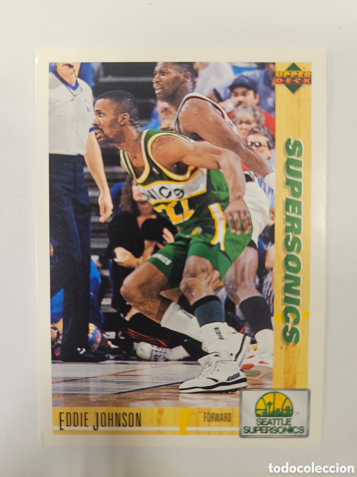 Coleccionismo deportivo: N&deg;371 EDDIE JOHNSON (SEATTLE SUPERSONICS) NBA 91-92 UPPER DECK 1991 1992
