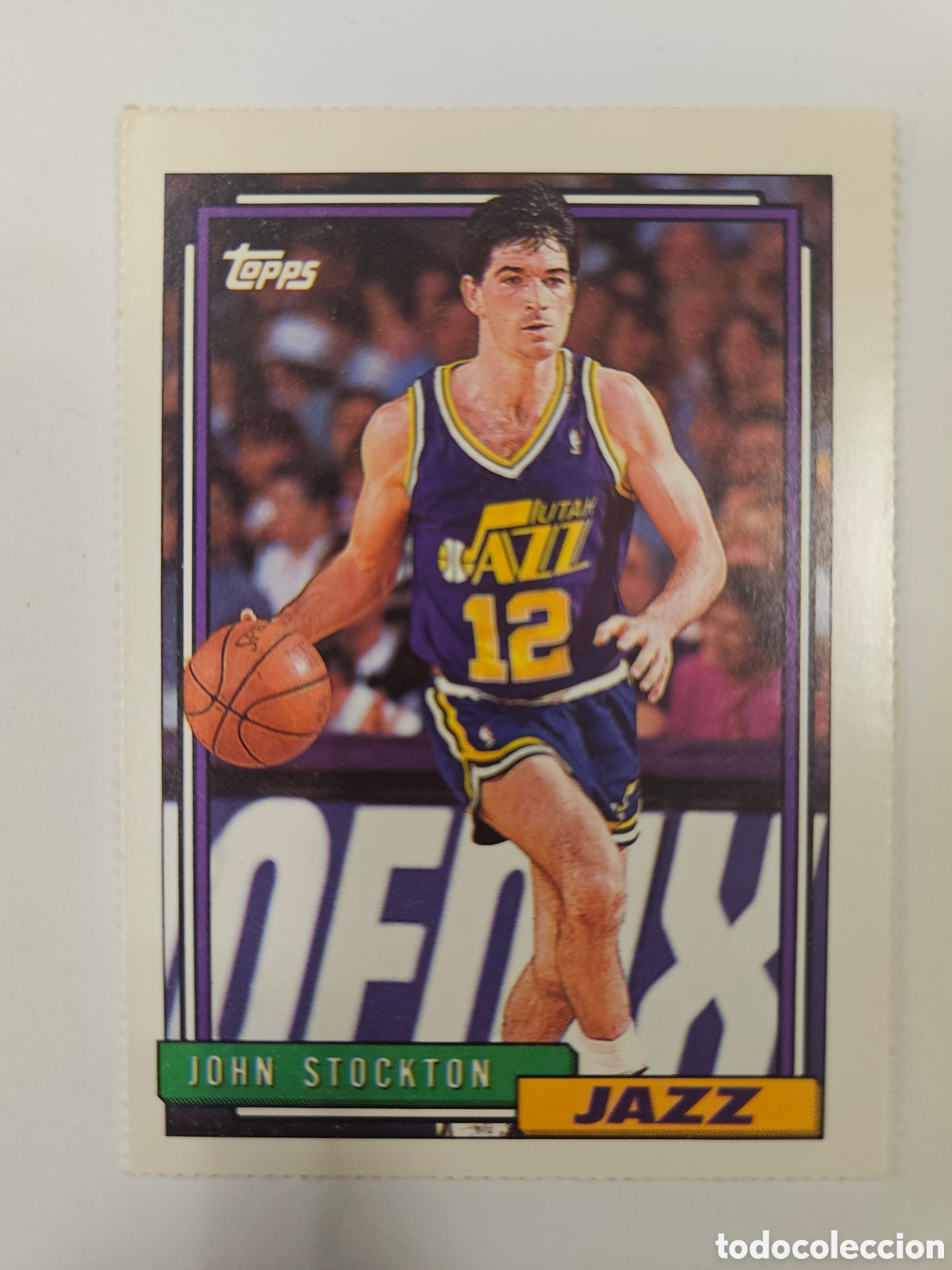 Coleccionismo deportivo: 301 JOHN STOCKTON UTAH JAZZ CROMO BALONCESTO CARD NBA TOPPS 1993