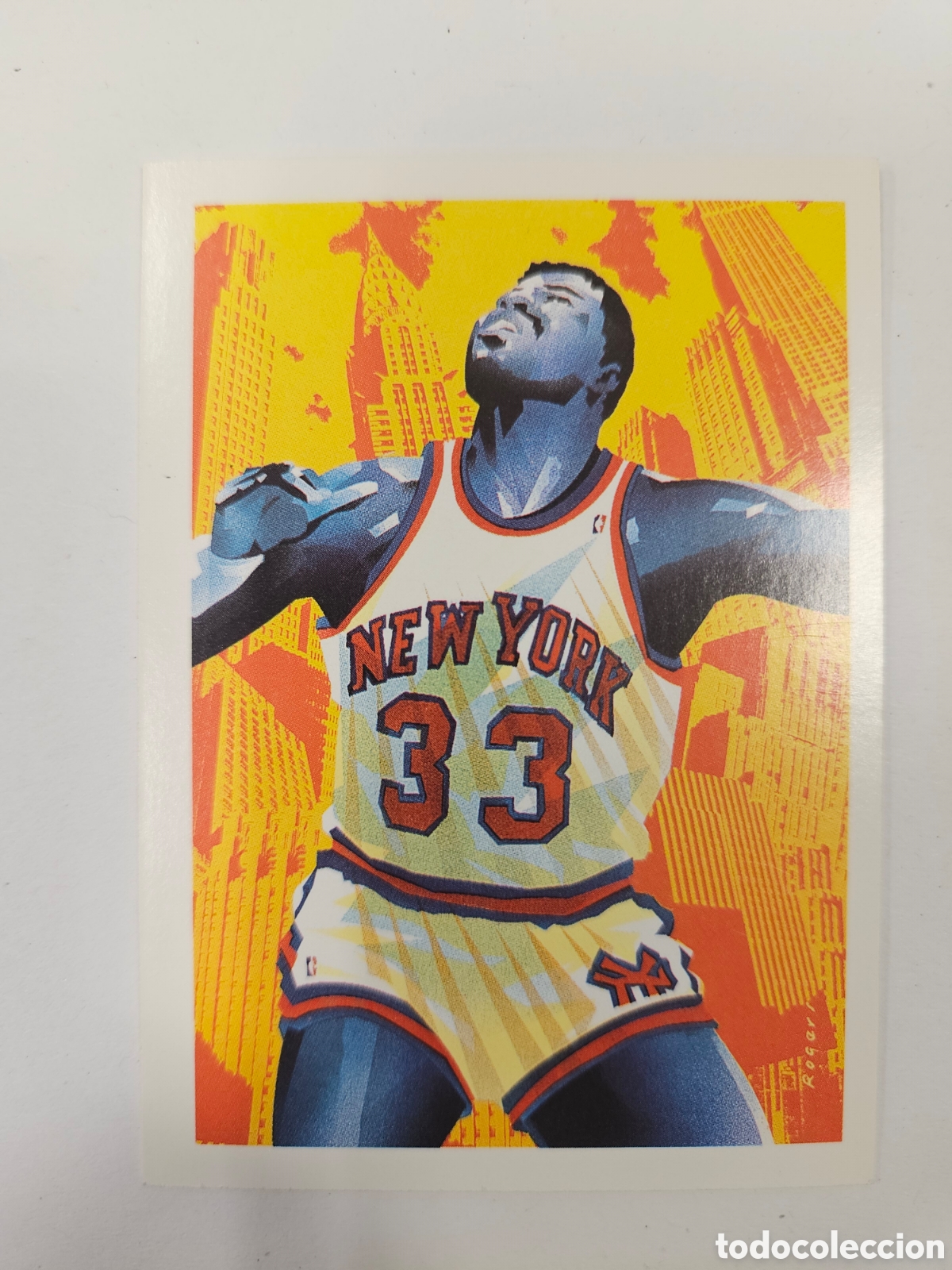 Coleccionismo deportivo: 372 NBA HOOPS 90-91 PATRICK EWING CHECKLIST - NEW YORK KNICKS -- 1990 - 1991 TRADING CARD FICHAS