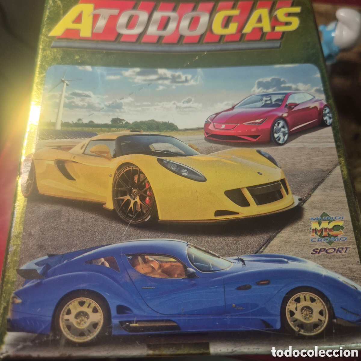 Coleccionismo deportivo: CAJA 40 SOBRES CROMOS CARDS A TODO GAS