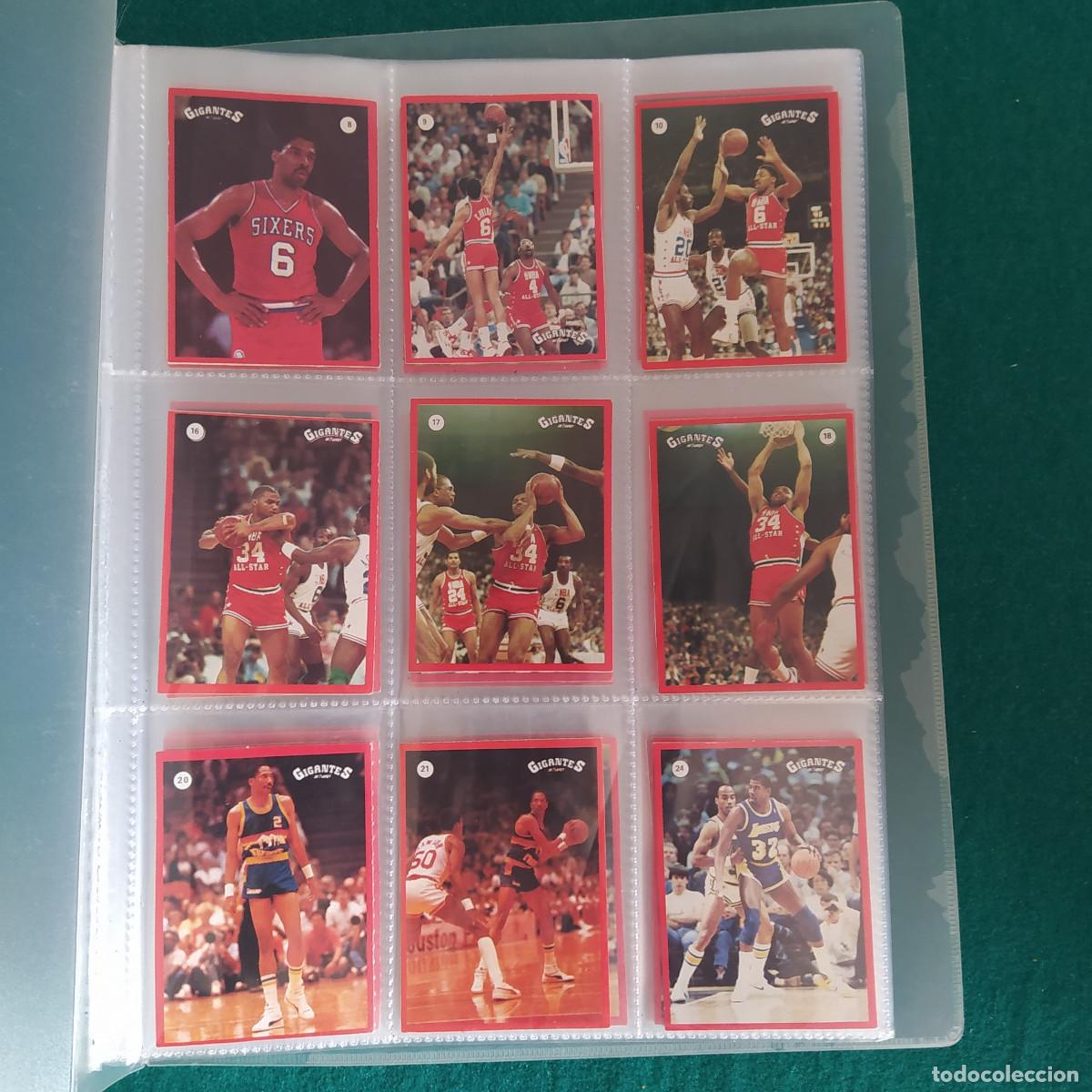 Coleccionismo deportivo: 74 cromos Gigantes del basket