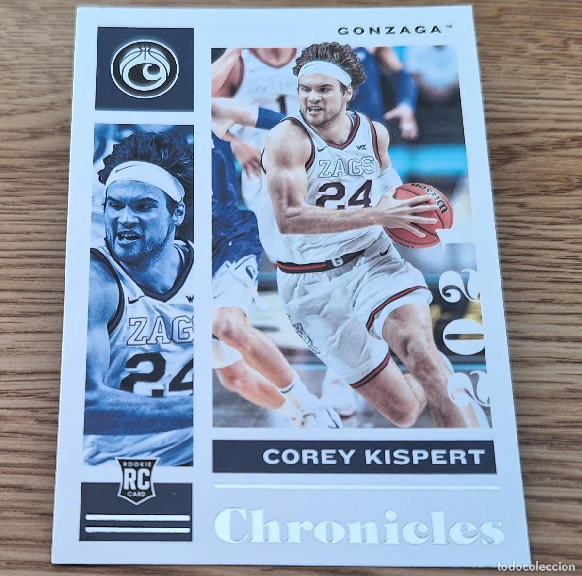 Coleccionismo deportivo: Corey Kispert Gonzaga Panini Chronicles Basketball Rookie RC