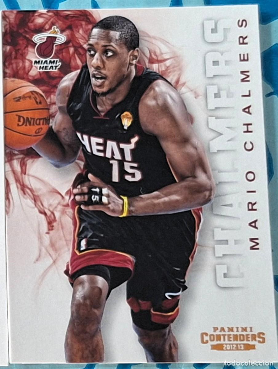 Coleccionismo deportivo: Mario Chalmers Miami Heat Panini Contenders Basketball