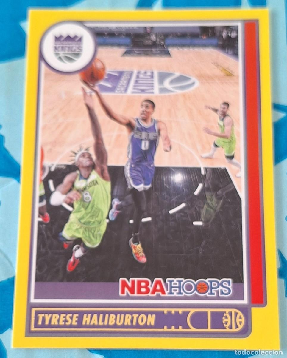 Coleccionismo deportivo: Tyrese Haliburton Sacramento Kings Panini Hoops Basketball Yellow