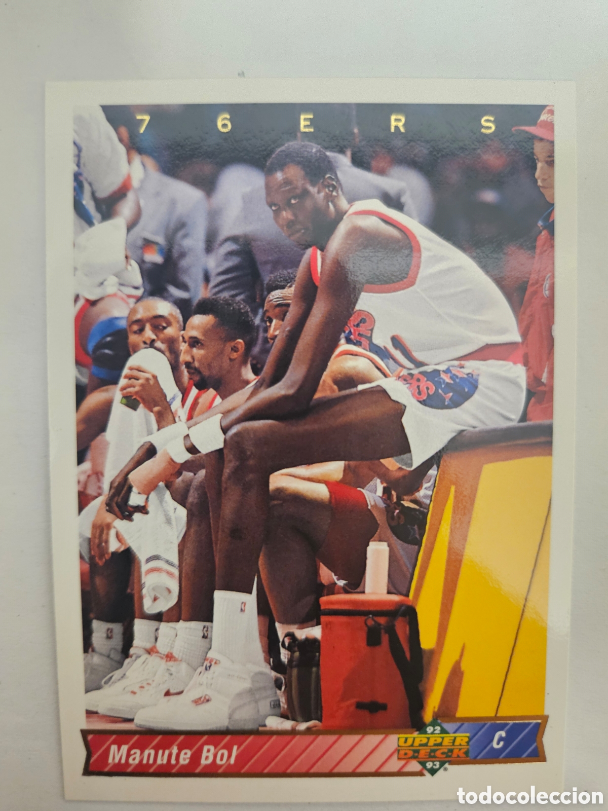 Coleccionismo deportivo: NBA UPPER DECK 92/93 CROMO FICHA N&ordm; 222 MANUTE BOL