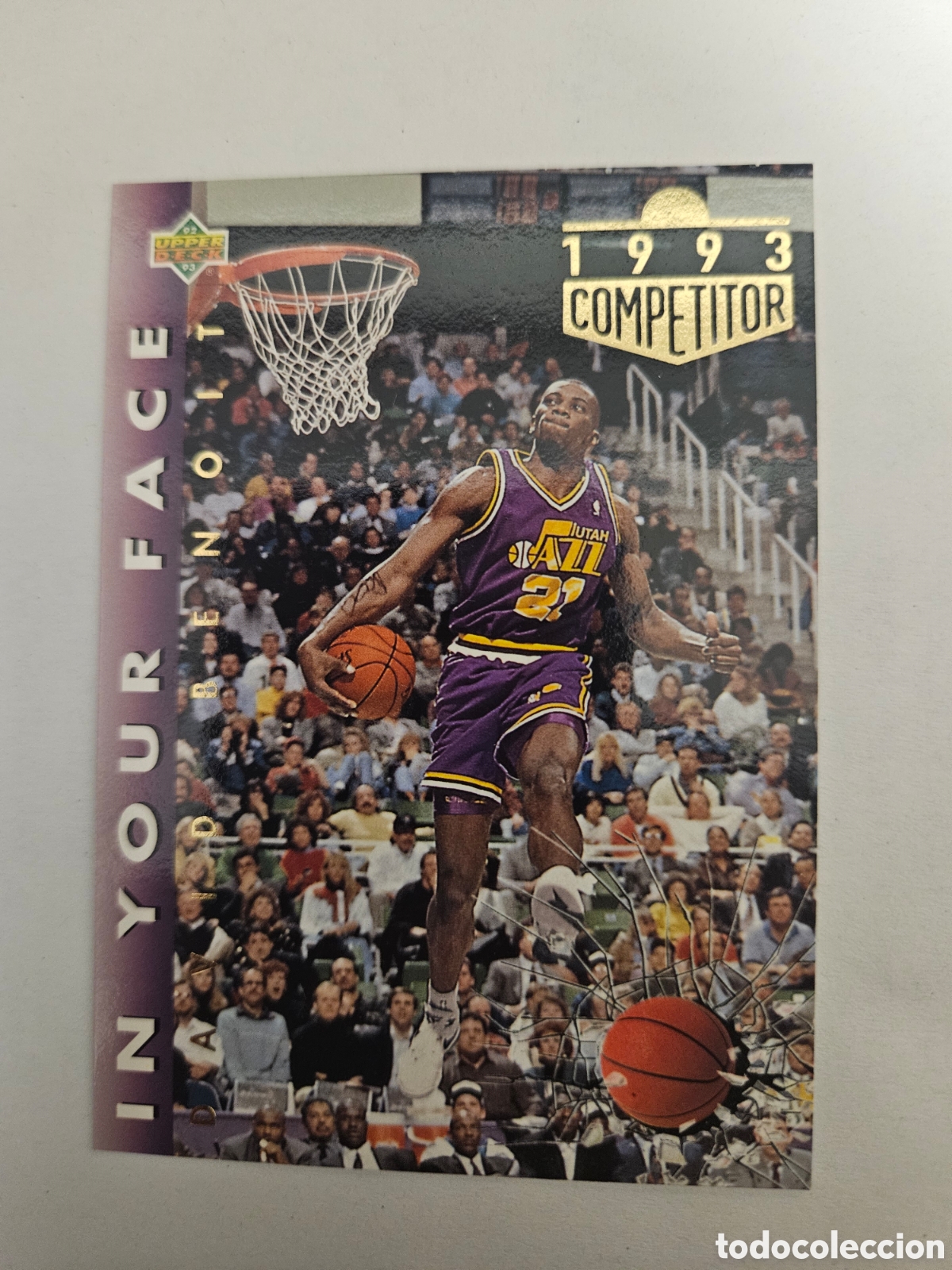 Coleccionismo deportivo: David Benoit 27 NBA Upper deck High Series 1992-93
