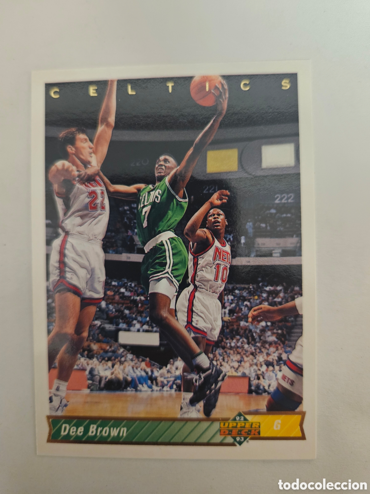 Coleccionismo deportivo: NBA UPPER DECK 92/93 CROMO FICHA N&ordm; 100 DEE BROWN