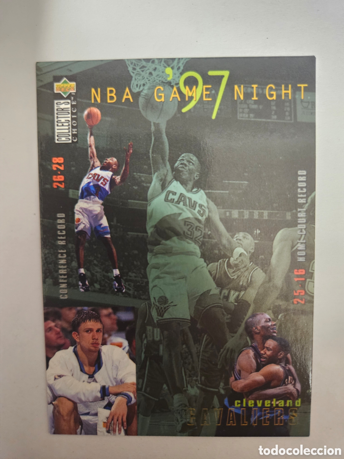 Coleccionismo deportivo: UPPER DECK NBA 1997 N&ordm; 160 NBA GAME NIGHT 97 CLEVELAND CAVALIERS - BASKETBALL 97