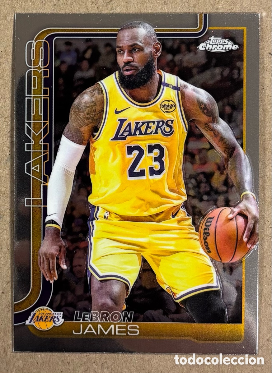 Coleccionismo deportivo: LEBRON JAMES (LOS ANGELES LAKERS). CARTA COLECCI&Oacute;N TOPSS NBA 2025/26. #127.