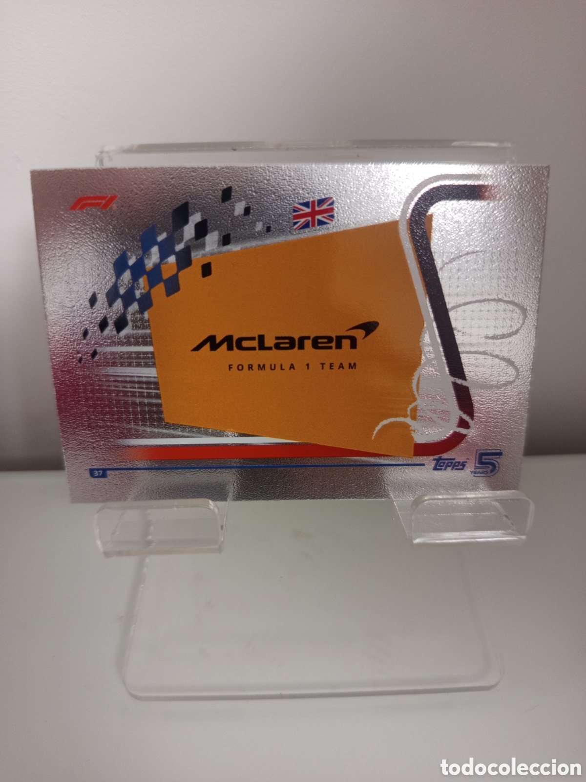 Coleccionismo deportivo: ❇️ CROMO CARD LOGO ESCUDER&Iacute;A MCLAREN FORMULA 1 TEAM TURBO ATTAX 2024 TOPPS F1 FORMULA 1 24 ❇️