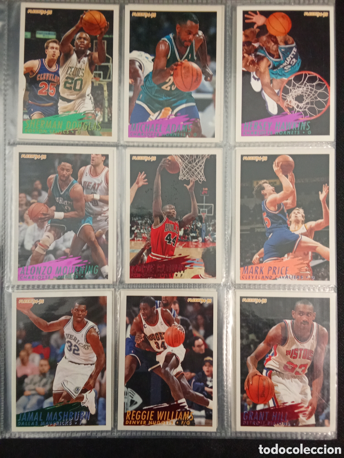 Coleccionismo deportivo: 45 CROMOS DIFERENTES NBA BASKET FLEER 94 95 SHAQUILLE, PIPPEN, RODMAN