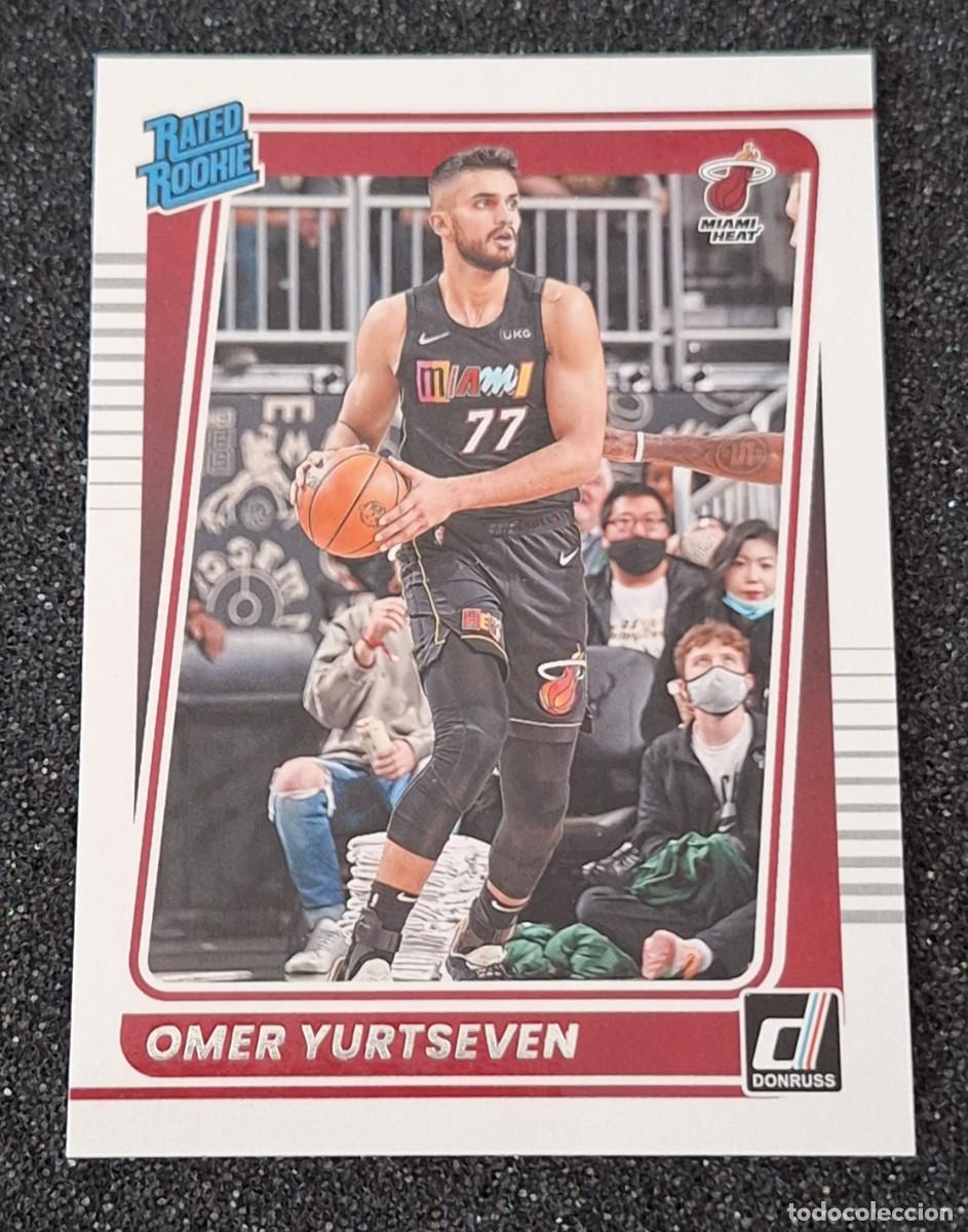 Coleccionismo deportivo: Omer Yurtseven Miami Heat Panini Donruss Basketball Rated Rookie RC