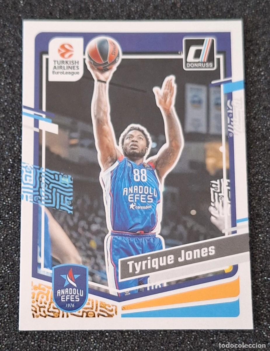 Coleccionismo deportivo: Tyrique Jones Anadolu Efes Panini Donruss Euroliga Basketball