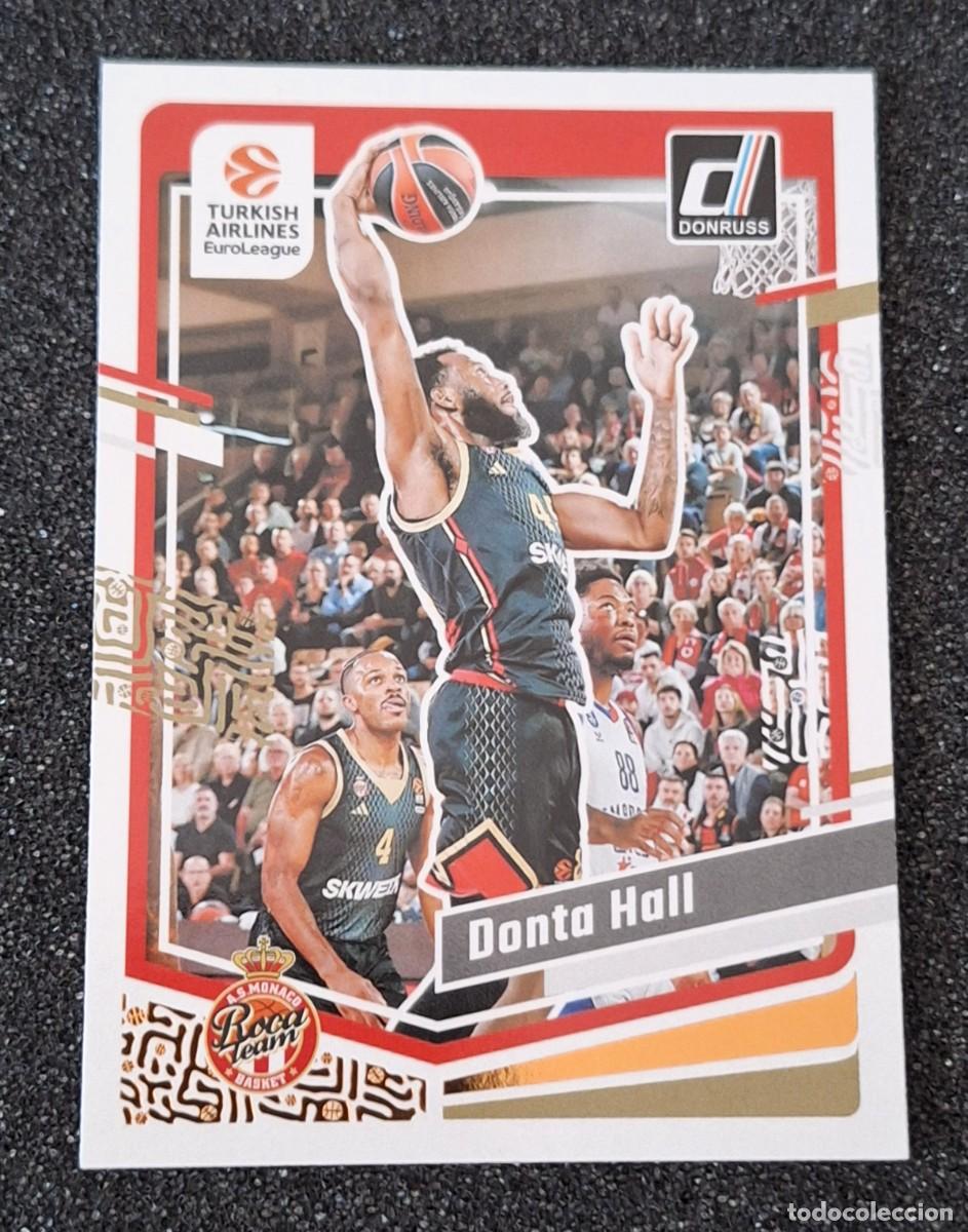 Coleccionismo deportivo: Donta Hall Monaco Panini Donruss Euroliga Basketball