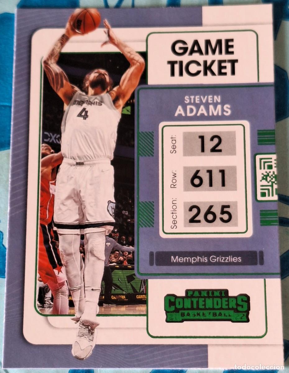 Coleccionismo deportivo: Steven Adams Memphis Grizzlies Panini Contenders Basketball Green