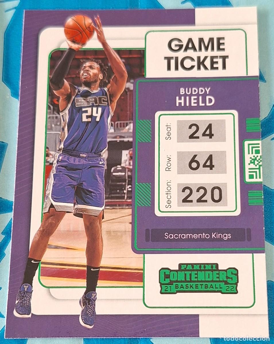 Coleccionismo deportivo: Buddy Hield Sacramento Kings Panini Contenders Basketball Green