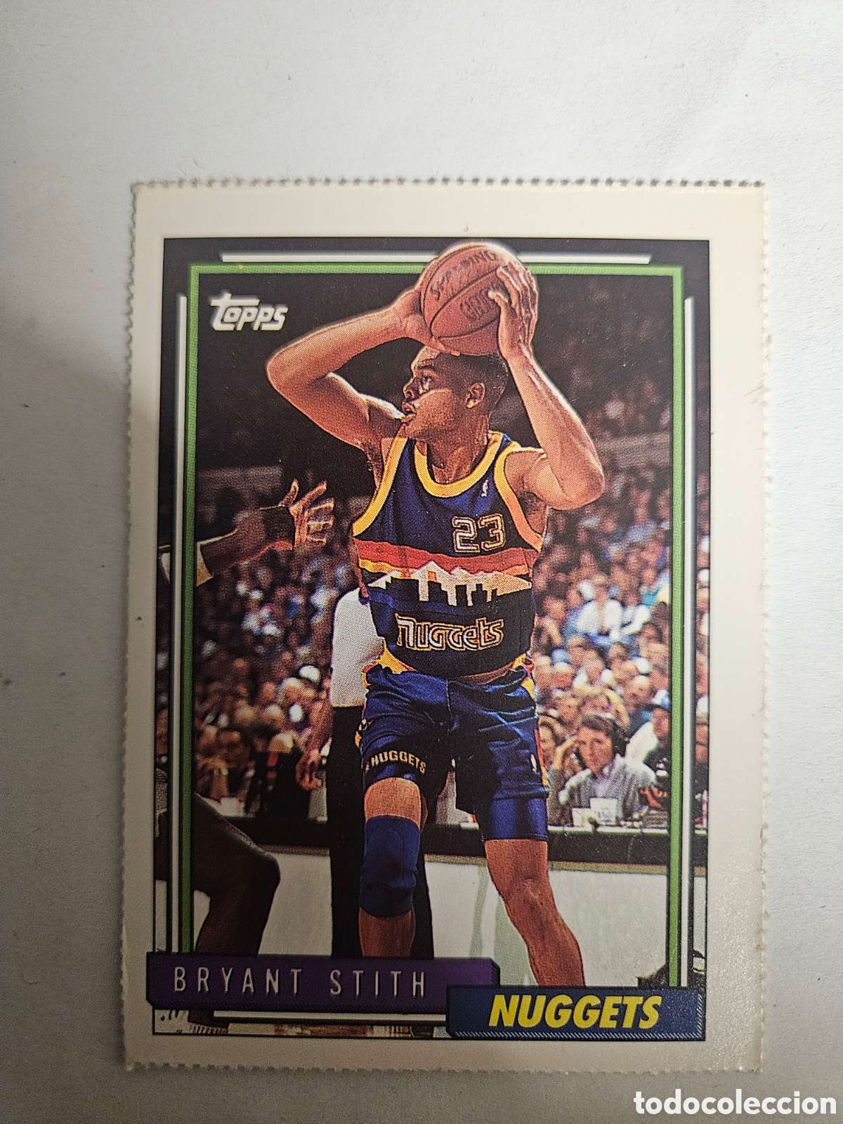 Coleccionismo deportivo: Topps Basketball 1992/93 Rookie Card #341 Bryant Stith Denver Nuggets NBA Card