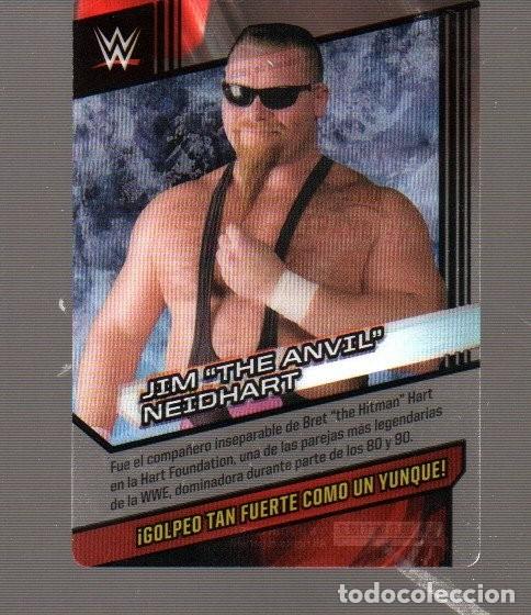 Coleccionismo deportivo: CROMO. FORTNITE - PANINI - LUCHA LIBRE N&ordm; 168 DE JIM THE ANVIL NEIDHART A&Ntilde;O 2016 PL&Aacute;STICO