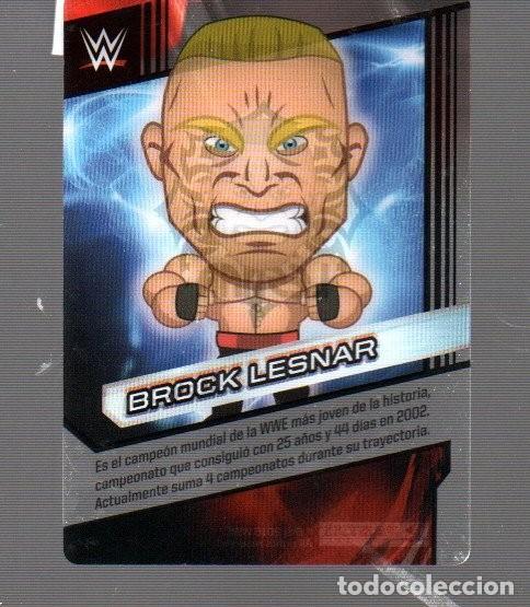 Coleccionismo deportivo: CROMO. FORTNITE - PANINI - LUCHA LIBRE N&ordm; 120 DE BROCK LESNAR DEL A&Ntilde;O 2016 PL&Aacute;STICO