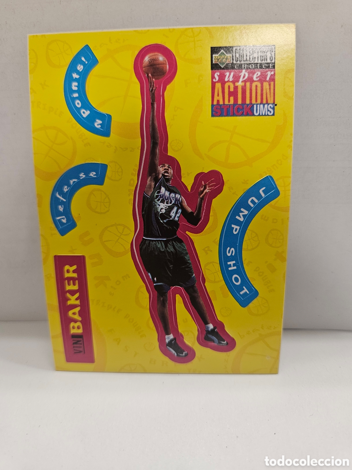 Coleccionismo deportivo: VIN BAKER (BUCKS) - CROMO N&ordm; S15- SUPER ACTION