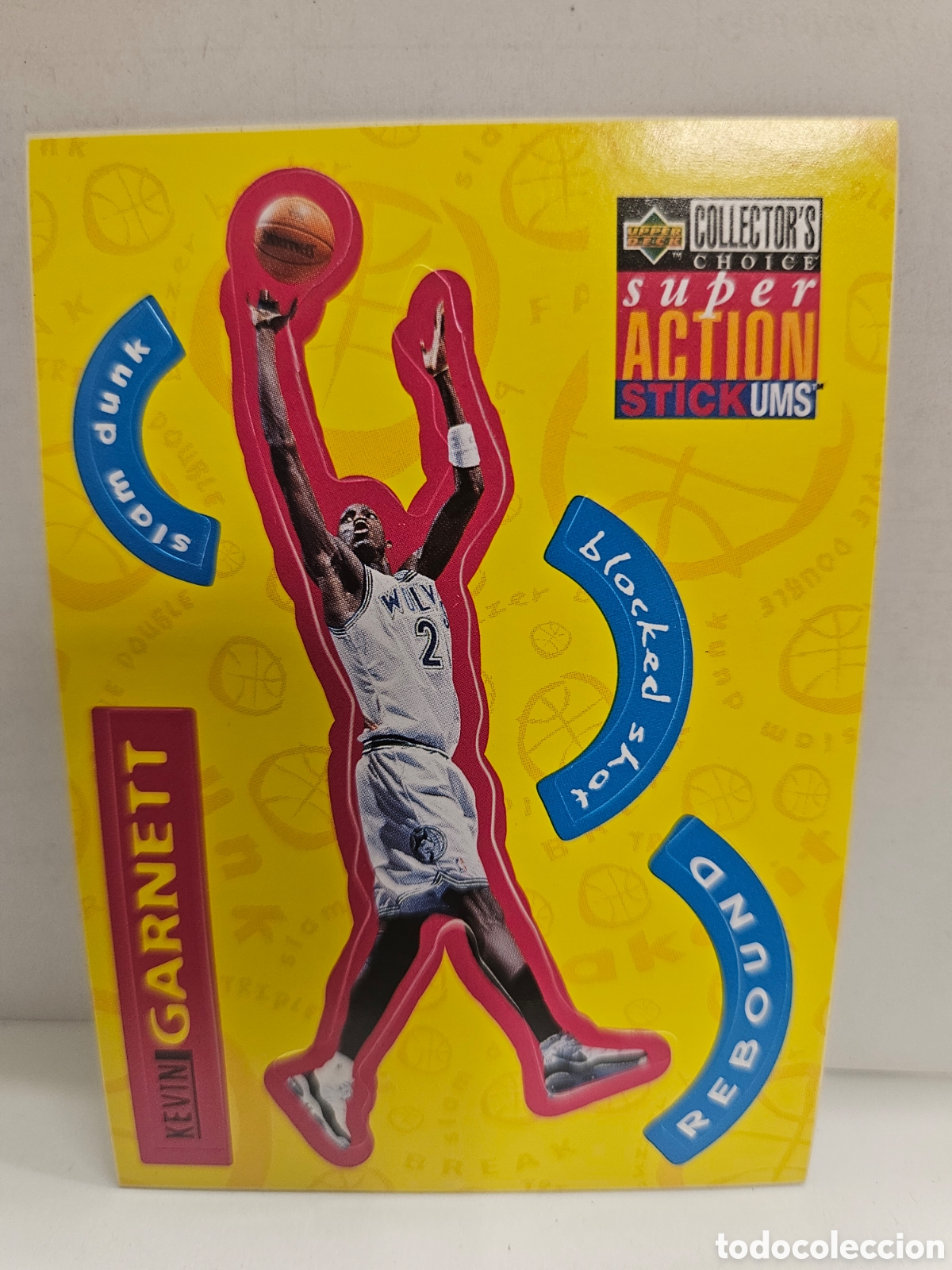 Coleccionismo deportivo: KEVIN GARNETT (TIMBERWOLVES) - CROMO N&ordm; S16- SUPER ACTION