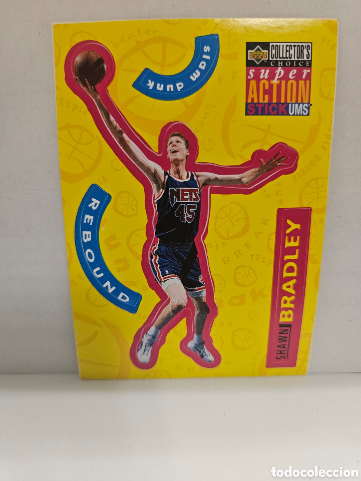 Coleccionismo deportivo: SHAWN BRADLEY (NETS) - CROMO N&ordm; S17- SUPER ACTION