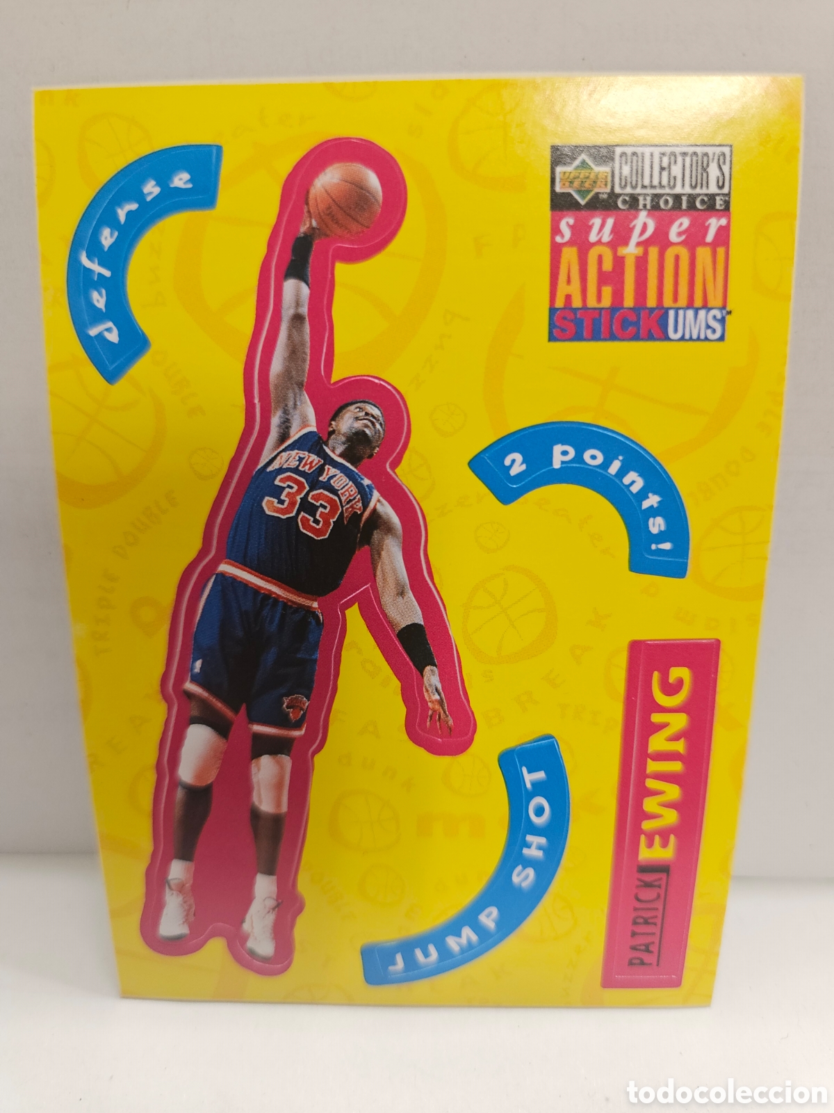 Coleccionismo deportivo: PATRICK EWING (KNICKS) - CROMO N&ordm; S18- SUPER ACTION