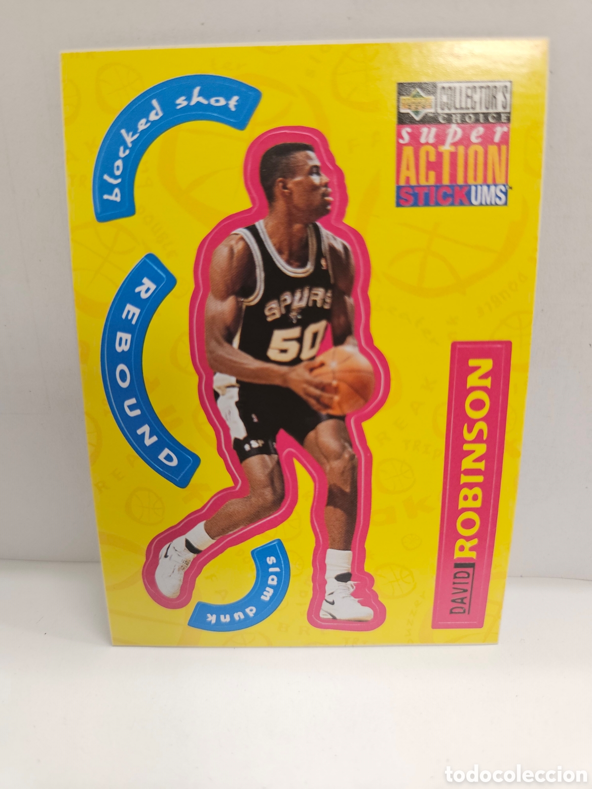 Coleccionismo deportivo: DAVID ROBINSON (SPURS) - CROMO N&ordm; S 24 - SUPER ACTION